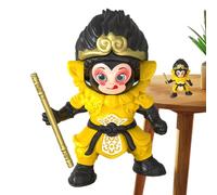 Generisch Statuetta di scimmia giocattolo | Decorazione trasformabile per il viso, realistica e divertente scimmia per libreria, vetrina, bambini, adulti e decorazione della stanza