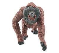 Generisch Statuette di primate, statuetta di Orang-Utan, realistica | Animali della Giungla Giocattolo per Bambini Adulti Ragazze Collezionisti Natale Compleanno F