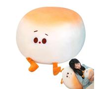 Generisch Steamed Bun Plush Toys, Simulation Snack Plush Pillow, 7,87 x 7,87 x 8,66 pollici, Soft Decorative Doll, Cozy Nap Companion, Playtime Toy for Kids, Girls, Friends, Family and Teens