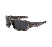 Generisch Steampunk Future Tech - Occhiali da sole polarizzati da uomo, mimetici, sport all'aria aperta, ciclismo, guida, Colore: 2, Taglia unica per tutti