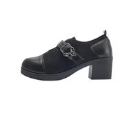 Generisch Stivaletti 2026 con punta rotonda in stile Mary Jane, tacco basso, comode scarpe per il tempo libero da donna, elegante fibbia con cinturino, versatili