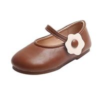 Generisch Stivaletti alla moda per il tempo libero per ragazze con pratico passante con gancio dal design semplice per un comodo comfort quotidiano, marrone, 22.5 EU