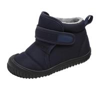 Generisch Stivaletti con suola piatta, morbidi e caldi, per l'inverno, alla moda, in cotone, per le principesse, Blu, 26 EU