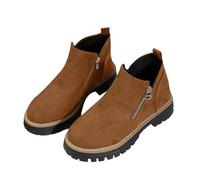 Generisch Stivaletti da donna, classici invernali, caldi, per le mezze stagioni, per l'autunno e l'inverno, marrone, 37 EU