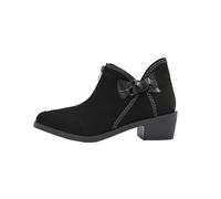 Generisch Stivaletti da donna con tacco, estivi, da donna, alla caviglia, per il tempo libero, con zeppa, scarpe ortopediche, da ballo, eleganti, con tacco alto, comodi e leggeri, Nero , 42 EU
