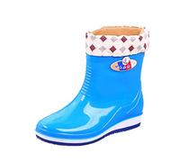 Generisch Stivali da pioggia alla moda per le donne Scarpe da acqua comode Stivali di gomma traspiranti Scarpe pratiche per il tempo bagnato Elegante Abbigliamento da pioggia da donna, Blu, 40 EU