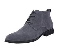 Generisch Stivali da uomo extra larghi e alti, eleganti e comodi, per il tempo libero, leggeri, con chiusura lampo, per attività all'aperto e tutti i giorni, design elegante