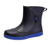 Generisch Stivali impermeabili da uomo, scarpe da pioggia, estivi, da giardino, antiscivolo, stivali da pesca, casual, leggeri, minimalisti, Blu, 40 EU