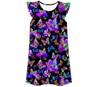 Generisch Storie di Avvento 10 Anni Abito Bambini Abbigliamento Casual Abiti Dolci Ragazze Bikini Con, Viola scuro, S