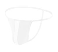 Generisch Strings Tanga Uomo G-Strings Backless Thongs Low Rise Tangas Biancheria Intima Uomo Mini Slip Maschile Lingerie Backless T-Back Mutande Un Regalo Per Il Mio Amico, bianco, Taglia unica