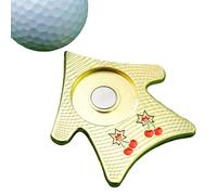 Generisch Strumento di allineamento del putt, marcatore per palline, strumento per divot da golf, per golfisti, donne, uomini, tornei e allenamento sul campo da golf