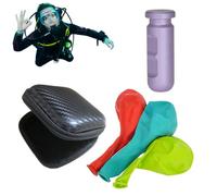 Generisch Strumento per immersioni - 7,5 x 7,5 x 3,2 cm - Allenatore riutilizzabile per l'equazione dell'onore | Strumento di immersione rivoluzionario, respirazione subacquea