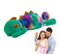 Generisch Stuffed Chameleon Animal - Soft Plush Toy, for Kids Adults | Huggable Chameleon Plush for Play, Decoration, Collectible, Birthday Holiday Presents Fun