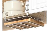 Generisch Support de Planche à Découper pour Porte d'Armoire - Rangement Cuisine | Organizzatore Planche à Découper | Supporto Multifonction Sous-Armoire | Étagère Gain de Place pour Cuisine, Maison