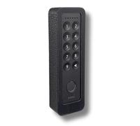 Generisch Supporto da parete compatibile con Nuki Keypad 2 - Copertura antifurto con vite di sicurezza Torx - Senza protezione dalle intemperie - Superficie simile a intonaco - Nero (senza tetto