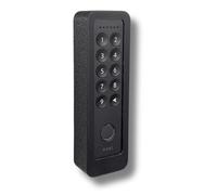 Generisch Supporto da parete compatibile con Nuki Keypad 2 - Copertura antifurto con vite di sicurezza Torx - senza protezione dalle intemperie - Superficie simile a intonaco - Nero (senza tetto, fine
