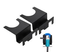 Generisch Supporto da parete per smerigliatrice angolare, per montaggio a parete, 2 pezzi, per smerigliatrice da 125 mm, per officina, garage, cantiere, cantina