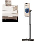 Generisch Supporto magnetico per cellulare - Supporto da tavolo regolabile da 33 cm | Supporto telescopico in ABS + lega di alluminio per visione a mani libere, streaming dal vivo, telefonate, letto