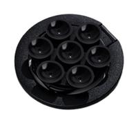 Generisch Supporto magnetico per telefono - lega di alluminio, pieghevole, regolabile, supporto a girevole a 360°, superficie liscia, forte magnete, cruscotto, gel migliorato,