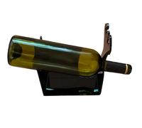 Generisch Supporto per bottiglie di vino in acrilico come espositore e | Portabottiglie dal design da uomo forte per il piano di lavoro, adatto per bar, hotel, tavolo da pranzo, armadio, dispensa