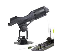 Generisch Supporto per canna da pesca per kayak, supporto regolabile a 360 gradi per montaggio a troll, supporto per canna da pesca in barca, per sistemi a binario, montaggio sul ponte, lago, riva