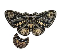 Generisch Supporto per carte dei tarocchi, in legno, a forma di farfalla, rettangolare, per ufficio, stanza, scrivania, divinazione, spiritualità, meditazione