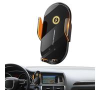 Generisch Supporto per cellulare auto, girevole a 360 gradi, con ricarica wireless, con ricarica senza fili, per conducente, camion, uomini, donne, golf e griglia di ventilazione