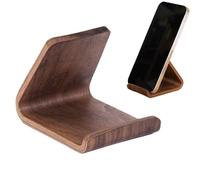 Generisch Supporto per cellulare in legno per scrivania, supporto per telefono cellulare, in legno naturale, per donne e uomini, amanti della , casa, appartamento, cucina, soggiorno, camera da