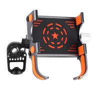 Generisch Supporto per cellulare per moto, supporto per telefono per bicicletta, supporto per cellulare da manubrio, culla regolabile con serratura di sicurezza ad alta velocità, rotazione a 360 gradi