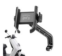 Generisch Supporto per cellulare per scooter, morsetto di fissaggio per manubrio, per il viaggio di lavoro quotidiano, per escursioni, sport, corsa, ascoltare musica e navigare