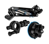 Generisch Supporto per fotocamera da manubrio, attenuazione delle | Kit di montaggio per videocamera d'azione per manubrio e morsetto per moto, per mountain bike, bici da città
