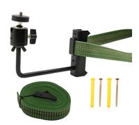 Generisch Supporto per fotocamera selvatica, testa regolabile a 360 gradi, supporto per albero, per fotografi, professionisti e appassionati da fissare a tronchi e pali di recinzione