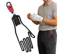 Generisch Supporto per guanti da golf, gancio universale con portachiavi, per campi da golf, in viaggio, casa, allenamento al chiuso, giardino, sport, libero e competizione