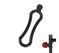 Generisch Supporto per luce bicicletta in silicone - Supporto di ricambio, cintura fissa multiuso, supporto per luce per bicicletta da strada, mountain bike, notte, visione sicura, pendolarismo