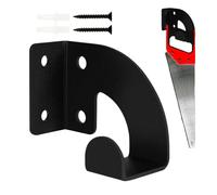 Generisch Supporto per motoseghe - Stabile supporto da parete per motoseghe in metallo - Scaffale in metallo per la conservazione degli attrezzi per officina, garage, attrezzi da giardino, prato e