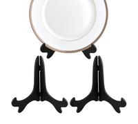 Generisch Supporto per piatti, 3 pezzi, in legno sintetico | Supporto per piatti per matrimoni, feste, cucina, soggiorno, artigianato, galleria, museo, negozio