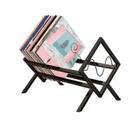 Generisch Supporto per record - Supporto in vinile | Supporto per registratori | LP Storage Organizer in vinile per audio facile da montare Organizzatori di raccolta per ricette libreria