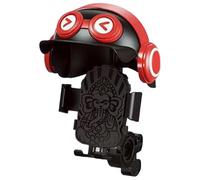 Generisch Supporto per telefono da bicicletta, moto, supporto mobile con casco, supporto per telefono regolabile, per navigazione GPS, registrazione video, musica e chiamate in