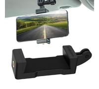 Generisch Supporto per telefono parasole per auto, girevole a 360° | Supporto parasole per cellulare per videochiamate in vivavoce, navigazione GPS, musica in streaming durante la guida