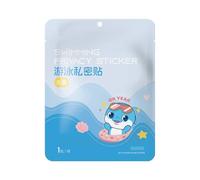 Generisch Swimming Private Stickers, Skin Friendly Waterproof Pads, Discreet Portable Protection for Girls and Women During Bathing Pool Time Watersports Travel Beach Outings