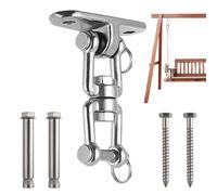 Generisch Swing Hanger - Set oscillante Girevole a 360° - Gancio Hardware | 304 Acciaio Heavy Dut Swing sospeso per terrazza, Sedia, Giochi, Giardino, Interni ed Esterni