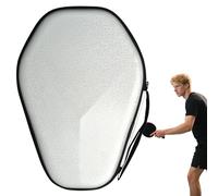 Generisch Table Tennis Paddle Bag, Hard Table Racket Box, Holds 2 Paddles and 2 Balls with Protective Reusable Portable Organizer for Women, Men Indoor Game, Outdoor, 10,83 x 7,87 x 1,97 pollici