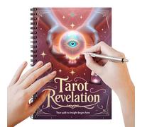 Generisch Taccuino per tarocchi, organizer per diario A5, 50 pagine, per ufficio, uomini, principianti, Halloween, meditazione e apprendimento