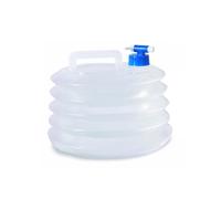 Generisch Tanica per acqua pieghevole, 5 l, 10 l, 15 l, serbatoio per acqua potabile, per uso alimentare, per esterni, con beccuccio regolabile, per campeggio, escursioni, emergenza