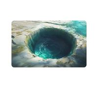 Generisch Tappeti ottici illusioni,Realistico antiscivolo tappetino - 3D ottico tappeto foro,Per esterni porta bagno cucina camera da soggiorno sala giochi ingresso