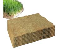 Generisch Tappetini per coltivazione idroponica | 8 tappetini in juta, 25 x 50 cm, per idroponica, coltivazione di germogli, balcone, serra, giardinieri per principianti