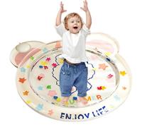 Generisch Tappetino da gioco ad acqua, gonfiabile, per bambini, interattivo, pieghevole, per la cura del bambino portatile, per i viaggi e la casa
