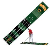 Generisch Tappetino da golf per interni - Mini Golf Putting Mat, Portable Foldable Green with Ball Return and Target Cups, Home Office or Garage Use, Training Equipment for Stroke, Putt and Swing