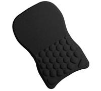 Generisch Tappetino per il supporto del polso - ergonomico nero, superficie di appoggio morbida, base stabile, lavoro da scrivania per scrittori, creatori, adulti, uomini,