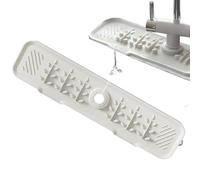 Generisch Tappetino per lavello da cucina, in silicone, antiscivolo, ad asciugatura rapida, per lavello, paraspruzzi dietro il rubinetto, per la casa e il bagno piano di lavoro sotto dietro il lavello